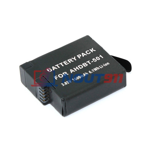 Аккумуляторная батарея DigiCare PLG-BT501 для видеокамеры GoPro HERO 5, 6, 7  3,85V 1250mAh Li-ion