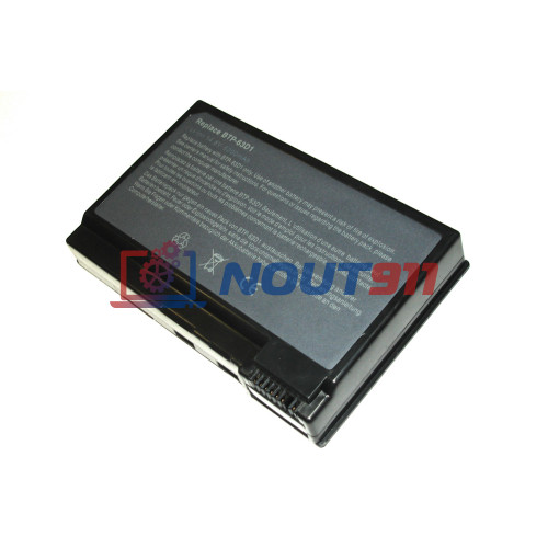 Аккумулятор (Батарея) для ноутбука Acer Aspire 3020 3040 TravelMate 2410 BTP-63D1 5200mAh REPLACEMENT черная