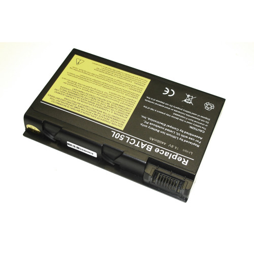 Аккумулятор (Батарея) для ноутбука Acer Aspire 9010 (BATCL50L) 4400-5200 mAh REPLACEMENT черная