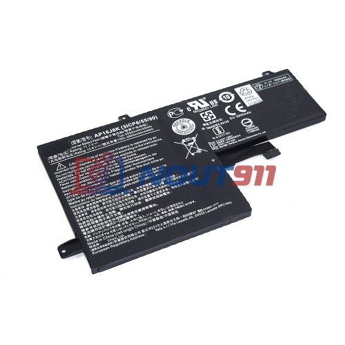 Аккумулятор (Батарея) для ноутбука Acer Chromebook C731 (AP16J8K) 11.1V 45Wh