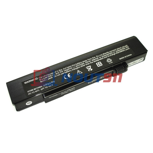 Аккумулятор (Батарея) для ноутбука Acer TravelMate: 3200, C200, C210 (SQU-405) 5200mAh REPLACEMENT черная