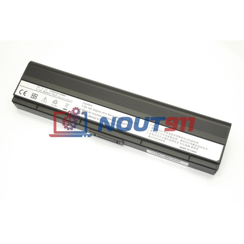 Аккумулятор (Батарея) для ноутбука Asus N20A U6E 4400 mAh A32-U6 REPLACEMENT черная
