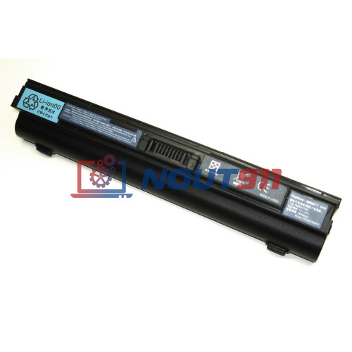 Аккумулятор (Батарея) для ноутбука Acer Aspire 1410 1810TZ (UM09E71) 11.1V 7800mAh REPLACEMENT черная