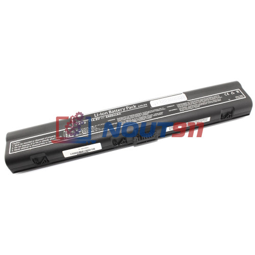 Аккумуляторная батарея для ноутбука Asus A42-M2 4400mah черная