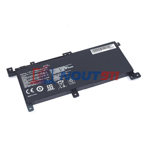 Аккумулятор (Батарея) для ноутбука Asus FL5900U (C21N1509-2S1P) 7.6V 38Wh REPLACEMENT черная