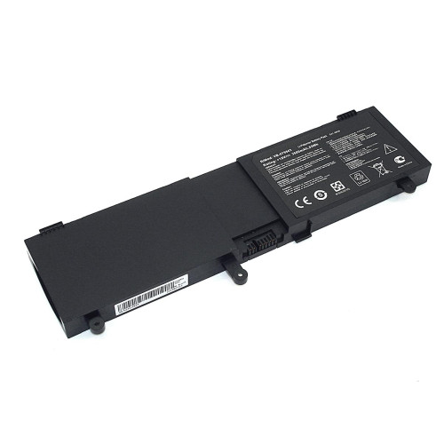 Аккумулятор (Батарея) для ноутбука Asus N550J (N550-4S1P) 15V 3500mAh REPLACEMENT черная
