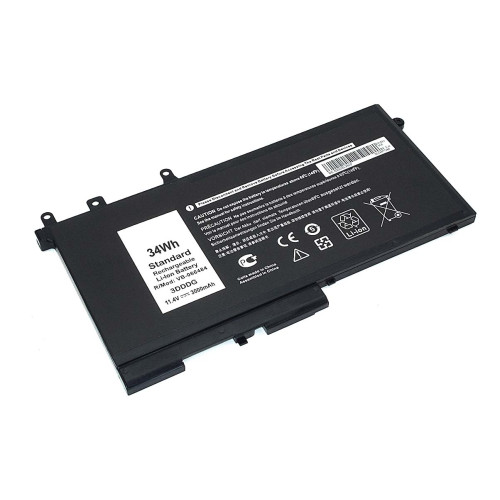 Аккумулятор (Батарея) для ноутбука Dell E5580 (GJKNX) 11,4V 3000mAh REPLACEMENT