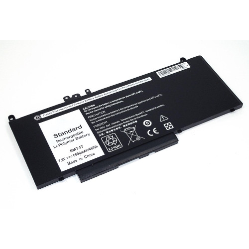 Аккумулятор (Батарея) для ноутбука Dell Latitude 14-E5470 7.6V 6000mAh черная REPLACEMENT