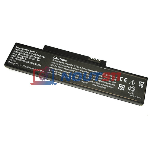 Аккумулятор (Батарея) для ноутбука Fujitsu Siemens Esprimo V5535 11.1V S26391-F6120-L470 REPLACEMENT черная