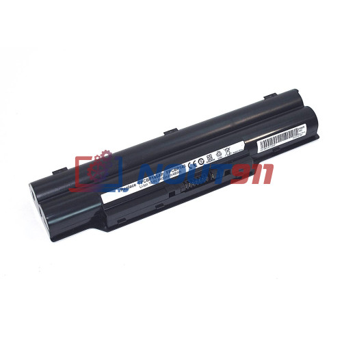 Аккумулятор (Батарея) для ноутбука Fujitsu LifeBook A561/D 10.8V 4400mAh BP145-3S2P REPLACEMENT черная