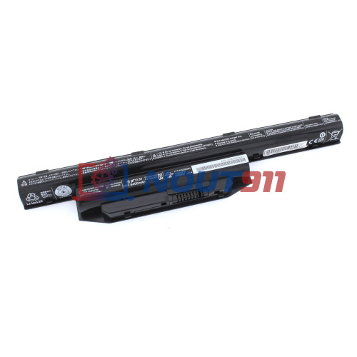 Аккумуляторная батарея для ноутбука Fujitsu LifeBook FMVNBP229 10.8V 6400mAh BP229-3S2P черная