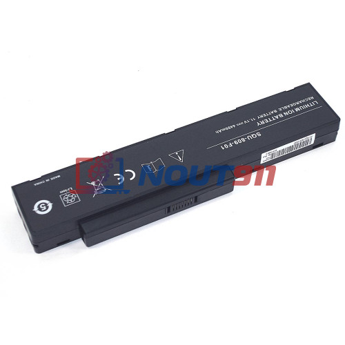 Аккумулятор (Батарея) для ноутбука Fujitsu Siemens Amilo Li3710 11.1V 4400mAh SQU-809 REPLACEMENT черная