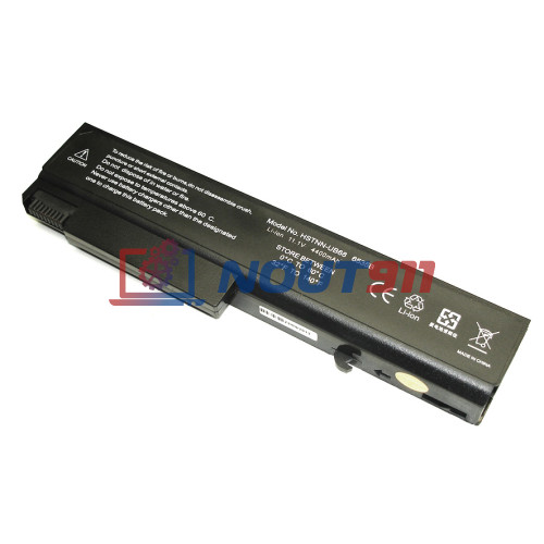 Аккумулятор (Батарея) для ноутбука HP Compaq 8440p (HSTNN-I44C) 11.1V 5200mAh REPLACEMENT черная