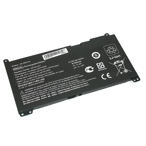 Аккумулятор (Батарея) для ноутбука HP G4 440 (RR03XL) 11.4V 3500mAh REPLACEMENT