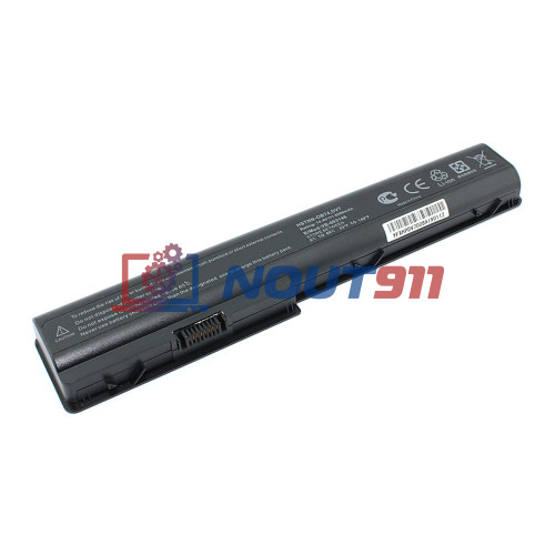 Аккумулятор (Батарея) для ноутбука HP Pavilion DV7, HDX18, Compaq  CQ71 5200mAh 14,4V OEM черная