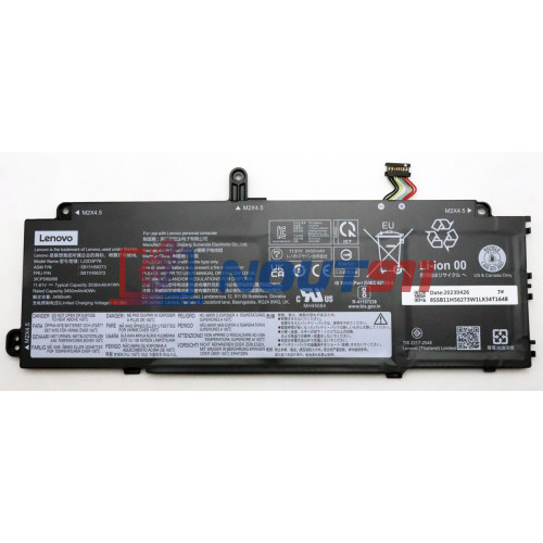 Аккумуляторная батарея для ноутбука Lenovo X13 gen 4 (L22D3P76) 11.61V 41Wh