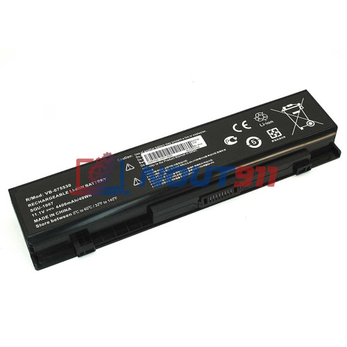 Аккумулятор (Батарея) для ноутбука LG Aurora ONOTE S430 11.1V 4400mAh SQU-1007-3S2P REPLACEMENT черная