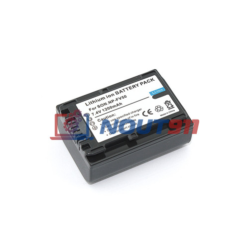 Аккумуляторная батарея для видеокамеры Sony DCR-DVD (NP-FV50) 7.4V 1500mAh усиленная