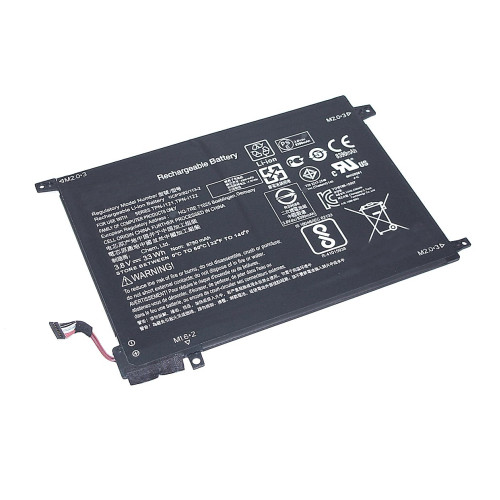Аккумулятор (Батарея) для ноутбука HP Pavilion X2 10 (DO02XL) 3,8V 33Wh черная