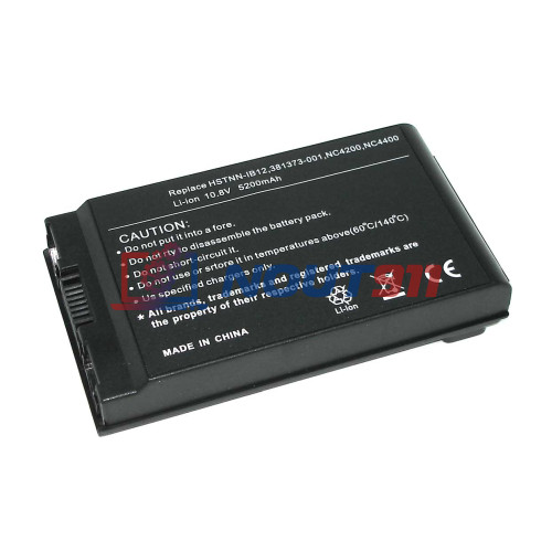 Аккумулятор (Батарея) для ноутбука HP Compaq NC4400 (HSTNN-IB12) 5200mAh REPLACEMENT черная