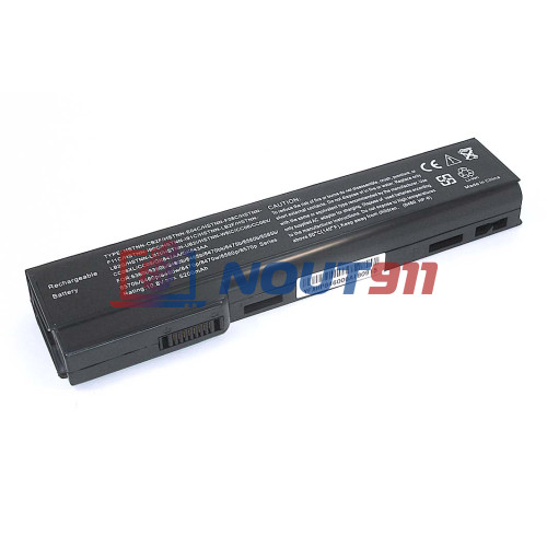 Аккумулятор (Батарея) для ноутбука HP Compaq 6560b (HSTNN-LB2G) 10.8V 5200mAh REPLACEMENT черная