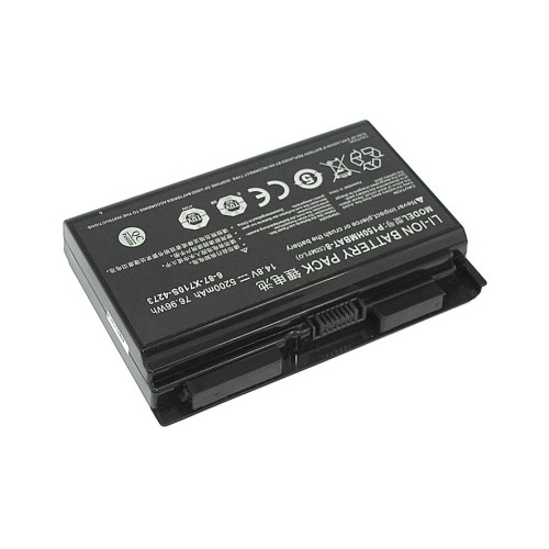 Аккумулятор (Батарея) для ноутбука DNS Clevo P150 P170 14.8V 5200mAh P150HMBAT-8 черная