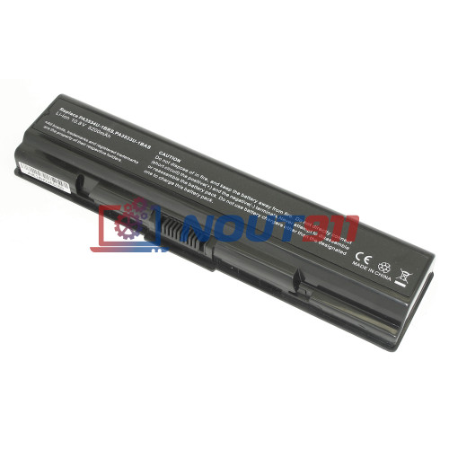 Аккумулятор (Батарея) для ноутбука Toshiba A200 A215 A300 L300 L500 (PA3534U-1BRS) 52Wh REPLACEMENT черная