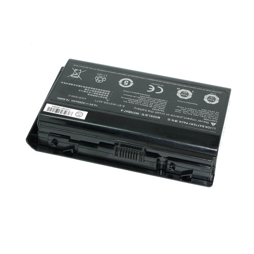 Аккумулятор (Батарея) для ноутбука DNS Clevo W370 14.8V 5200mAh W370BAT-8 черная