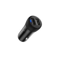 Автомобильная зарядка HOCO Z21, два порта USB, 5V, 2.4A, черный