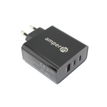 Блок питания (сетевой адаптер) Amperin GaN charger (YDS-TC065-012C) 65W, black