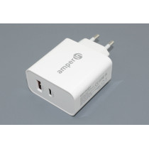 Блок питания (сетевой адаптер) Amperin USB-C (YDS-TC065-011PK) 65W, white