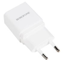 Блок питания (сетевой адаптер) BOROFONE BA19A один порт USB, 5V, 1.0A, белый