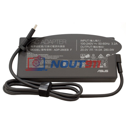 Блок питания (сетевой адаптер) для ноутбуков Asus 20V 14A 280W rectangle