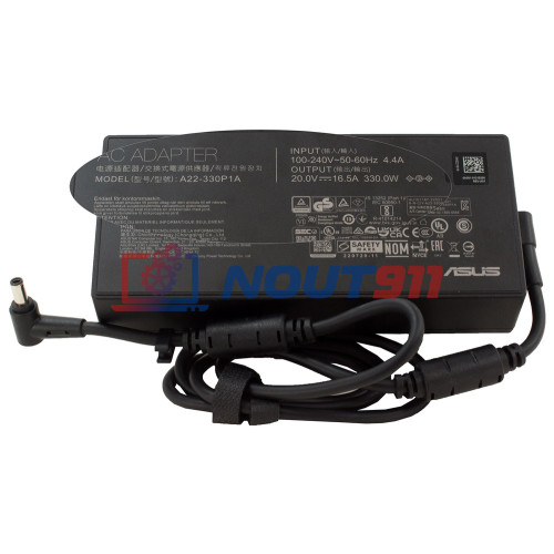 Блок питания (сетевой адаптер) для ноутбуков Asus 20V 16.5A 330W 6.0x3.7mm pin