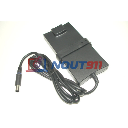 Блок питания (зарядное устройство) для ноутбука Dell 19.5V 4.62A 90W 7.4x5.0mm (DA90PE1-00/ADP-90VH B) тонкий корпус, без сетевого кабеля, ORG
