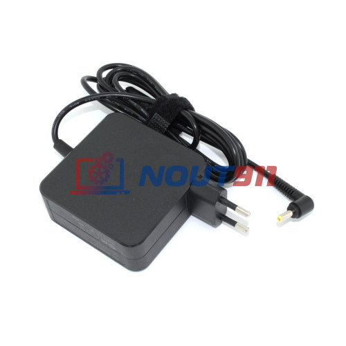 Блок питания (сетевой адаптер) для ноутбуков Lenovo 20V 3.25A 65W 4.0x1.7mm OEM (квадратный корпус)