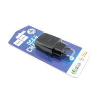 Блок питания (сетевой адаптер) HOCO C72Q Glorious QC3.0 один USB порт, черный
