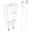Блок питания (сетевой адаптер) HOCO C94A Metro 1xUSB-C с кабелем Type-C-Type-C, 3.0A, 20W, белый