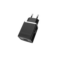 Блок питания (сетевой адаптер) HOCO С42A Vast power QC3.0, 18W, один порт USB, 5V, 3.0A, черный
