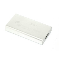 Бокс для SSD диска MSATA с выходом USB 3.0 алюминиевый, серебристый