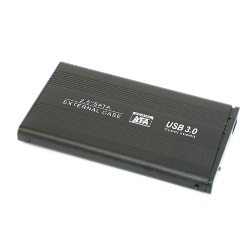 Бокс для жесткого диска 2,5" алюминиевый USB 3.0 DM-2501 черный