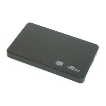 Бокс для жесткого диска 2,5" пластиковый USB 3.0 DM-2508 черный