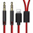 Кабель Baseus L33 для Apple+3.5 mm to 3.5 mm AUX Audio Cable Red 1,2m