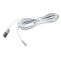 Кабель для зарядки Apple Lightning 8Pin. 3m. Белый