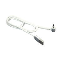 Кабель для зарядки USB - USB Type-C "Г-образный разъем", 1m. Белый