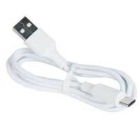 Кабель USB BOROFONE BX1 для Type-C, быстрая зарядка (fast charge), 3.0А, длина 1м, белый