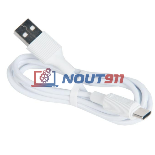 Кабель USB BOROFONE BX1 для Type-C, быстрая зарядка (fast charge), 3.0А, длина 1м, белый