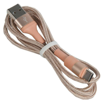 Кабель USB BOROFONE BX21 для Type-C, 3.0А, длина 1м, золотой