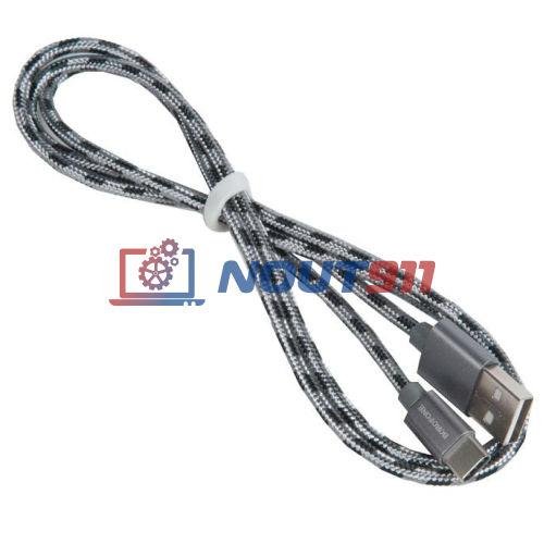 Кабель USB BOROFONE BX24 для Type-C, 3.0А, длина 1м, серый