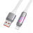 Кабель USB HOCO U136 Prize, USB - Lightning, 2.4А, 1.2м, белый